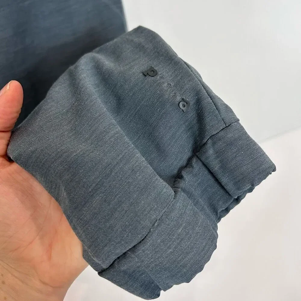 Prana Joggers Pants Large Men’s West Edge Stretch Blue Gray Organic Cotton Blend